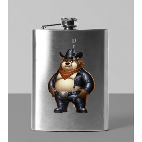 8oz Hip Flask - Leather (31)