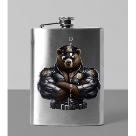 8oz Hip Flask - Leather (33)