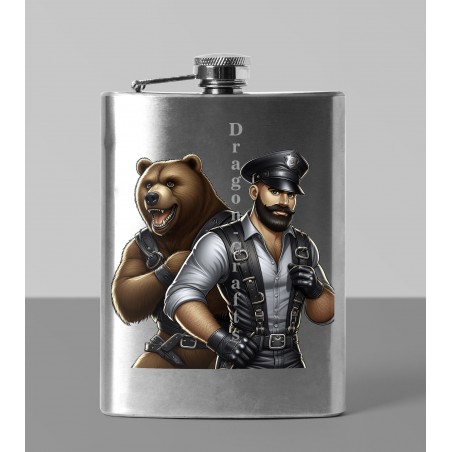 8oz Hip Flask - Leather (34)