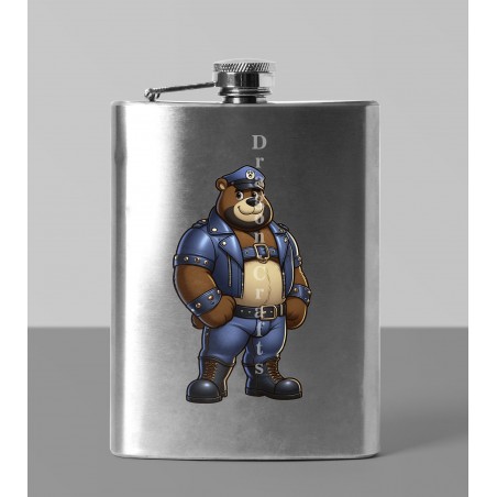 8oz Hip Flask - Leather (41)