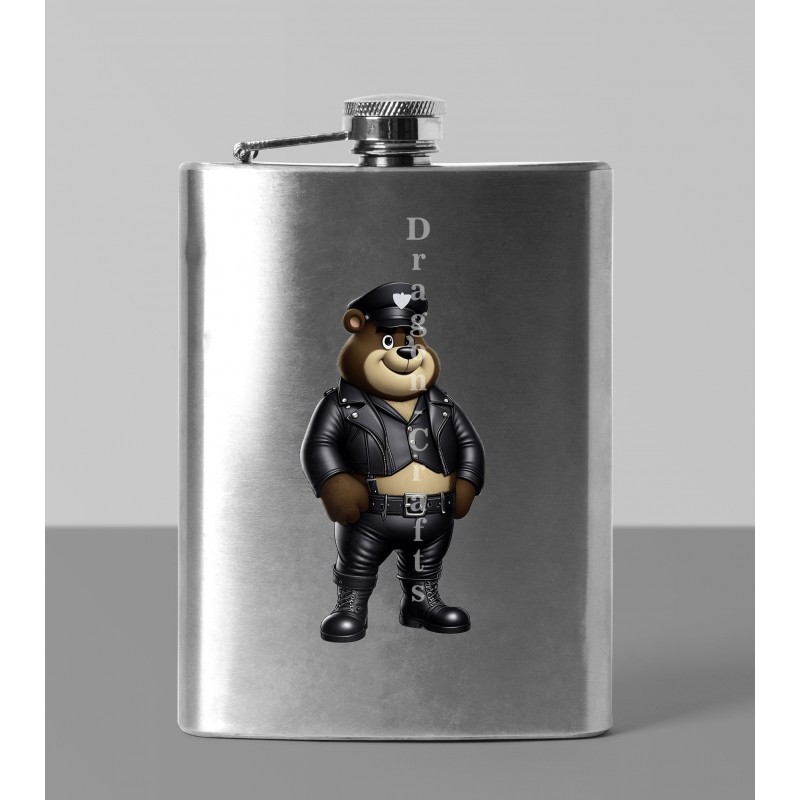 8oz Hip Flask - Leather (42) 8oz Hip Flask - Leather (42)