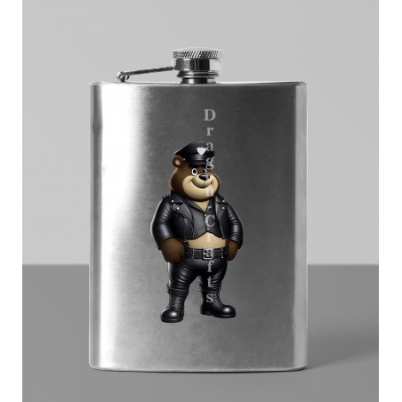 8oz Hip Flask - Leather (42)