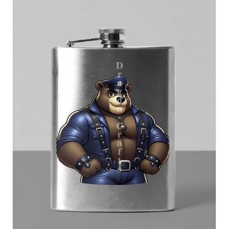8oz Hip Flask - Leather (43)