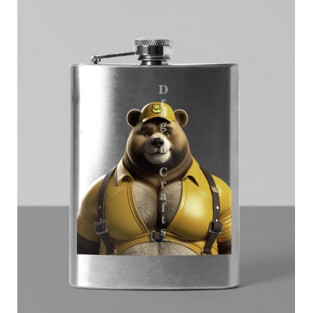 8oz Hip Flask - Leather (55)