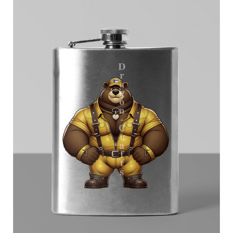 8oz Hip Flask - Leather (58)