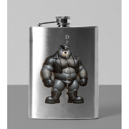 8oz Hip Flask - Leather (59)