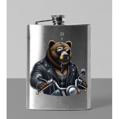 8oz Hip Flask - Leather (62)