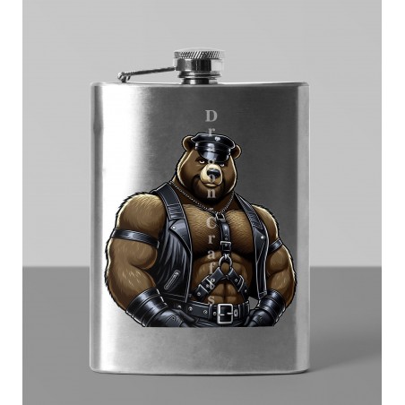 8oz Hip Flask - Leather (70)