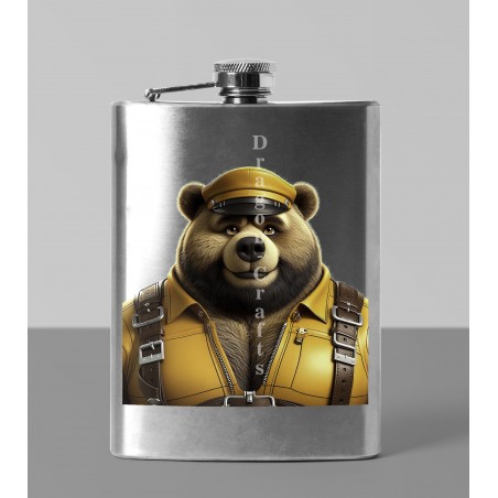 8oz Hip Flask - Leather (71)