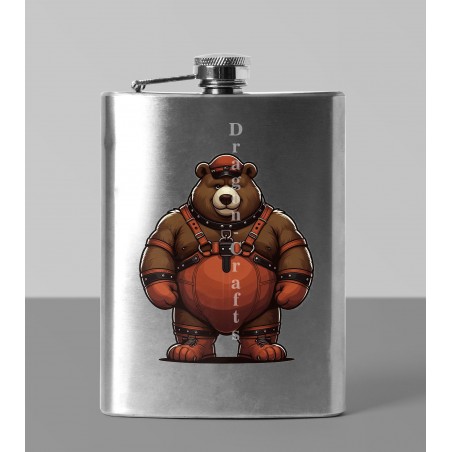 8oz Hip Flask - Leather (72)
