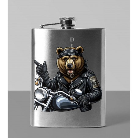 8oz Hip Flask - Leather (78)