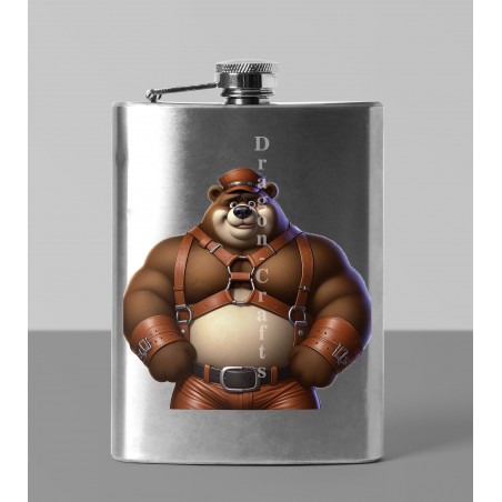 8oz Hip Flask - Leather (81)
