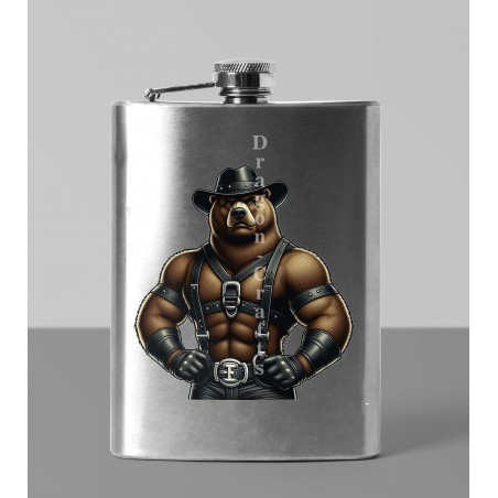 8oz Hip Flask - Leather (83)