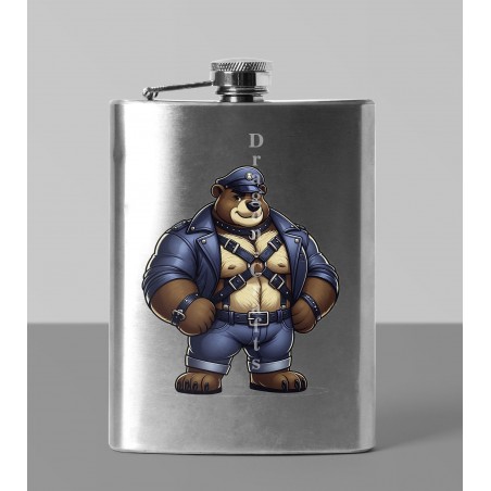 8oz Hip Flask - Leather (86)