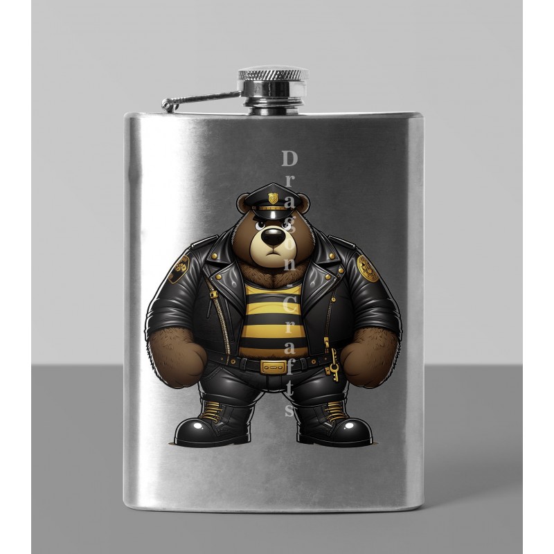 8oz Hip Flask - Leather (88)