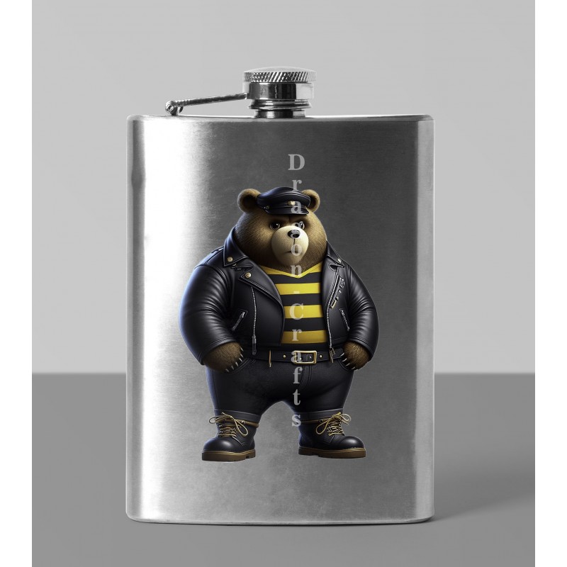 8oz Hip Flask - Leather (89) 8oz Hip Flask - Leather (89)