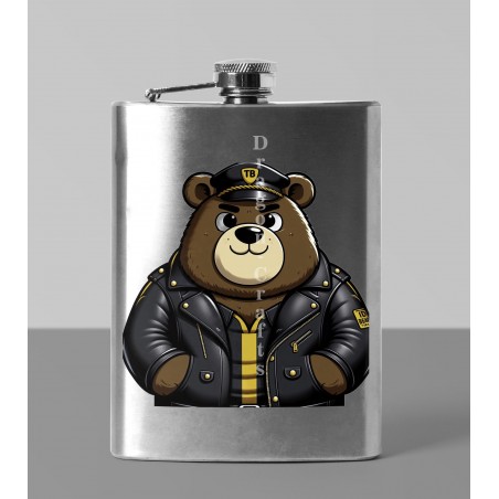8oz Hip Flask - Leather (91)