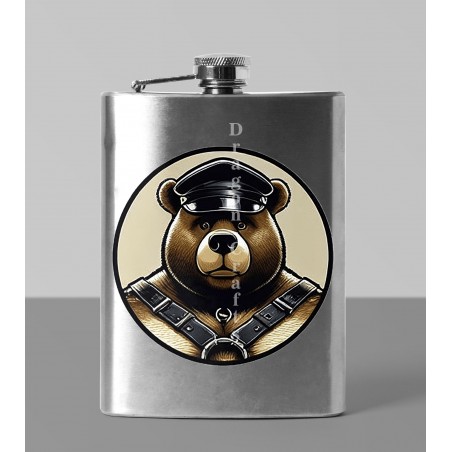 8oz Hip Flask - Leather (93)