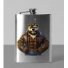 8oz Hip Flask - Lumberjack(3)