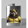 8oz Hip Flask - Rubber(3)