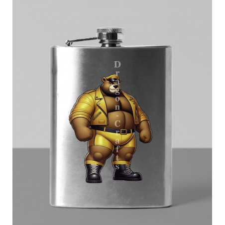 8oz Hip Flask - Rubber(13)