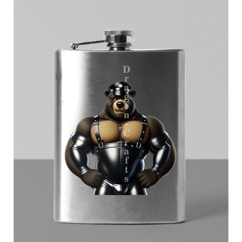 8oz Hip Flask - Rubber(17)