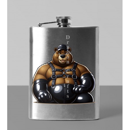 8oz Hip Flask - Rubber(20)