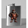 8oz Hip Flask - Rubber(24)