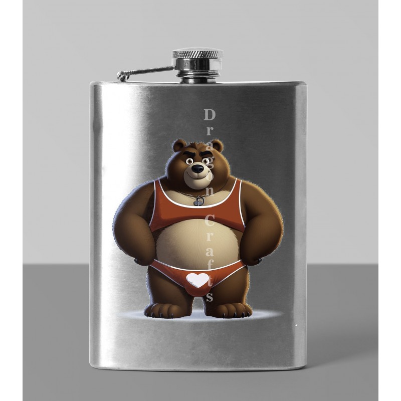 8oz Hip Flask - Underwear(2)