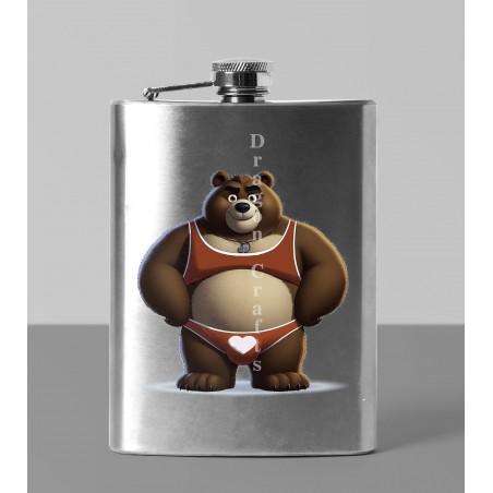 8oz Hip Flask - Underwear(2)