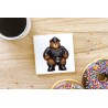 CERAMIC TILE COASTER/ TRIVET - Army (3)