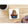 CERAMIC TILE COASTER/ TRIVET - Construction (5)