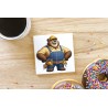 CERAMIC TILE COASTER/ TRIVET - Construction (6)