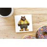 CERAMIC TILE COASTER/ TRIVET - Construction (8)