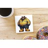 CERAMIC TILE COASTER/ TRIVET - Construction (9)