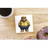 CERAMIC TILE COASTER/ TRIVET - Construction (12)