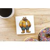 CERAMIC TILE COASTER/ TRIVET - Construction (13)