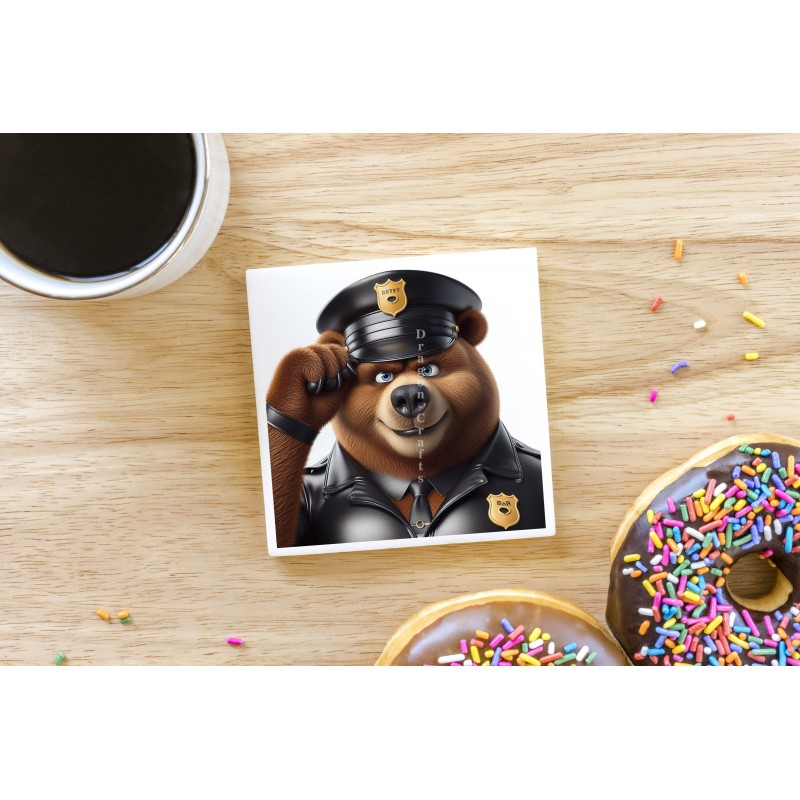 CERAMIC TILE COASTER/ TRIVET - Cop (5)