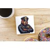 CERAMIC TILE COASTER/ TRIVET - Cop (6)