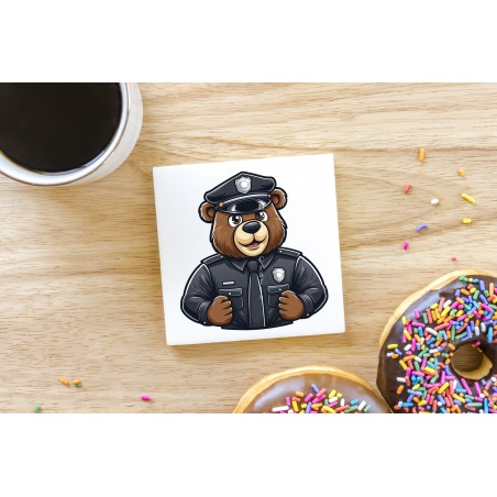 CERAMIC TILE COASTER/ TRIVET - Cop (10)