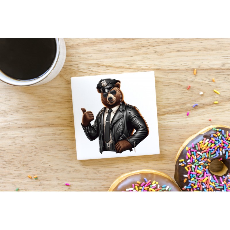 CERAMIC TILE COASTER/ TRIVET - Cop (14)