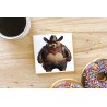 CERAMIC TILE COASTER/ TRIVET - Cowboy (5)