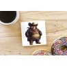 CERAMIC TILE COASTER/ TRIVET - Cowboy (7)