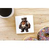 CERAMIC TILE COASTER/ TRIVET - Cowboy (8)