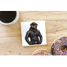 CERAMIC TILE COASTER/ TRIVET - Leather (46)