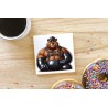 CERAMIC TILE COASTER/ TRIVET - Rubber (20)